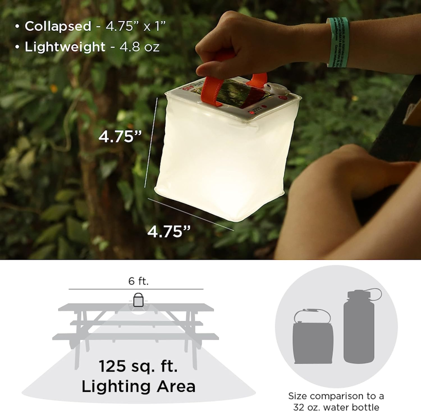 LuminAID PackLite Solar Inflatable Lantern