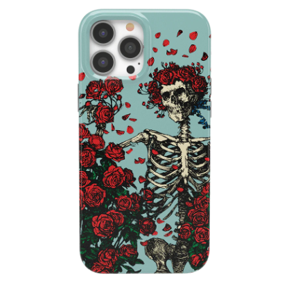 Getcasely Skeleton Floral Case