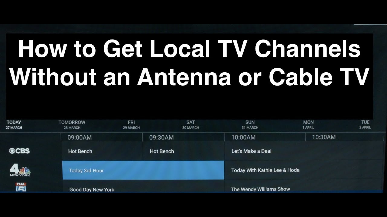 How to Get Local Channels Without Antenna on Smart TV